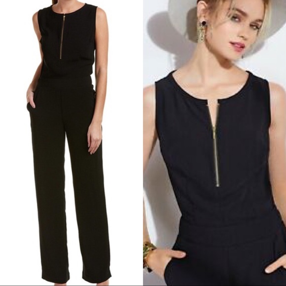 cabi black jumpsuit